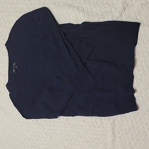 Banana Republic Women's Italian Merino Blend Sweater in Navy
